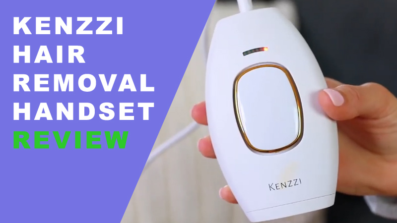 kenzzi ipl laser hair removal handset review