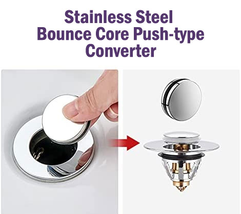 Stainless Steel Bounce Core Push-type Converter