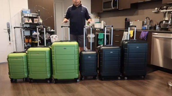 showkoo luggage reviews