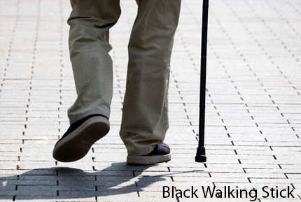 black walking stick
