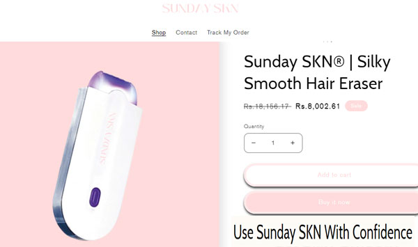Sunday Skn Hair Eraser