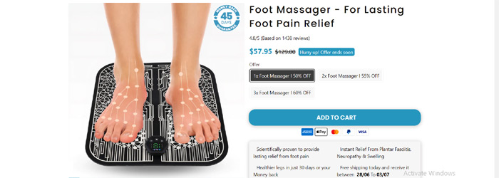 postur foot massager reviews