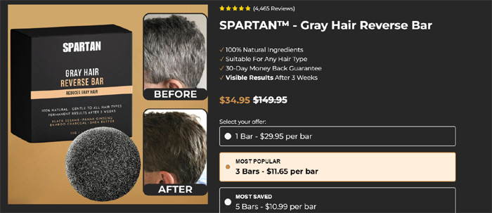 spartan grey hair reverse bar reviews