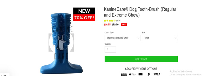 kaninecare® dog tooth-brush reviews