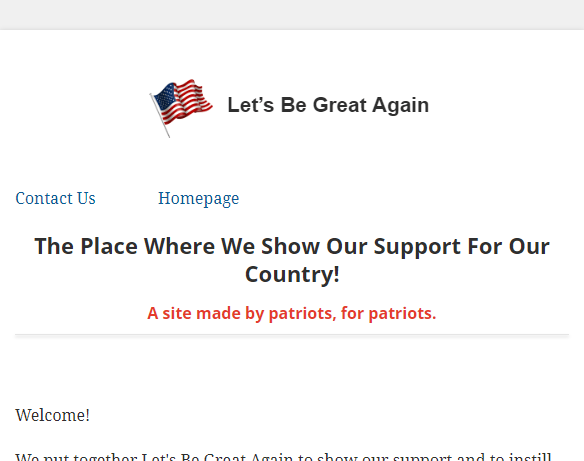 Is Letsbegreatagain.Com Legit?