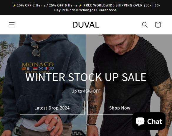 duval clothing reviews