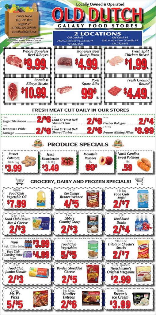 Old Dutch Weekly Ad July 29 - August 3