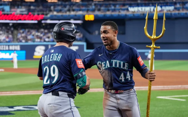 mariners luke raley home run leader stats